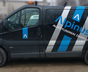 Reklama ant automobilio, Šviesdėžės, Lipdukų gamyba/šalinima / Trigalvis / Darbų pavyzdys ID 1233815