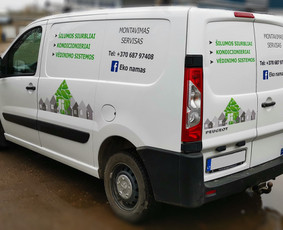 Reklama ant automobilio, Šviesdėžės, Lipdukų gamyba/šalinima / Trigalvis / Darbų pavyzdys ID 1233817