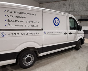 Reklama ant automobilio, Šviesdėžės, Lipdukų gamyba/šalinima / Trigalvis / Darbų pavyzdys ID 1233825