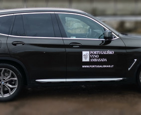 Reklama ant automobilio, Šviesdėžės, Lipdukų gamyba/šalinima / Trigalvis / Darbų pavyzdys ID 1233839