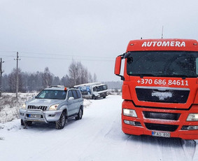Pagalba užklimpus automobiliui