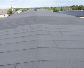 Stogų remontas - Plok&scaron;čių stogų dengimas bitumine prilydoma danga - 2
