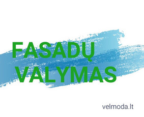 Fasadų, sienų plovimas naudojant profesionale aukšto slėgio mašinas. Panaikiną įsisenėjusi purvą