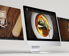 Internetinės svetainės dizainas MomoGrill restobarui