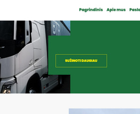 Puslapio sukūrimas pagal kliento pageidavimus (individualizuotas šablonas), dalies informacijos talpinimas.​