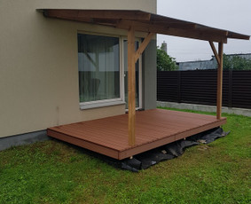 Terasos iš ivairios medienos, plastiko, kompozito / Arturas / Darbų pavyzdys ID 1266871