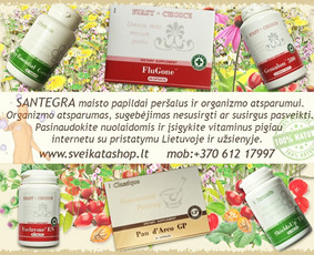 SANTEGRA maisto papildai peršalus ir organizmo atsparumui. Organizmo atsparumas, sugebėjimas nesusirgti ar susirgus pasveikti. www.sveikatashop.lt