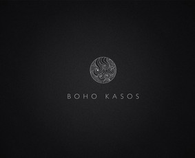 Logotipas kirpyklai BOHO KASOS