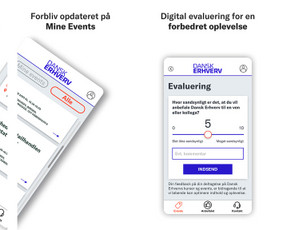 Bilietų, renginių programėlė Danijos prekybos rūmų organizacijai
