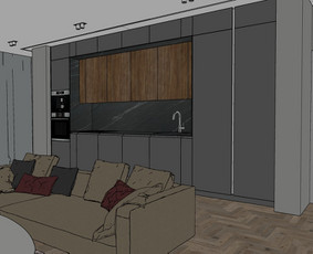 Virtuvės ir kt. baldų projektavimas / ib dizainas / Interjerų ir baldų studija / Darbų pavyzdys ID 1276411