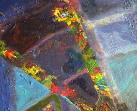 "PAVASARIO AIDAI"/ “SPING  ECHOES” (70x50, akrilas, aliejus, drobė, 2016)