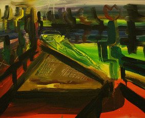 “KELIAS”/”THE ROAD” (akrilas,  drobė, 60x80, 2015 m.)
