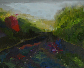"Nuostabi žalioji"/ "Wonderful Green" (aliejus, drobė, 60x80, 2015)" 