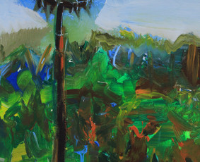 “GANDRALIZDIS”/ “STOCK OF NEST”- (akrilas, drobė, 50x70 cm, 2014)