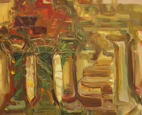 “ROMOS GRIUVĖSIAI”/ “ROME RUINS” - (akrilas, drobė, 60x80 cm, 2014)