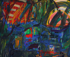 “PARTIZANO AUŠRA”/”DAWN” - (akrilas, drobė, 60x80 cm, 2014)