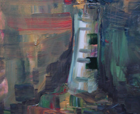 “Laimės žiburys” (akrilas, drobė, 70x50 cm) 