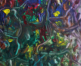 “Pražydo alyvos…” (akrilas, drobė, 70x50 cm)