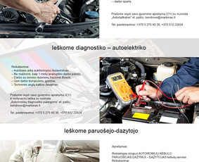 Svetainių dizainas (web design) - Digital Dizaineris - 1