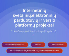 Internetinių svetainių ir el. parduotuvių kūrimo paslaugos - Svetainių kūrimas - 2 Svetainių kūrimas - Internetinių svetainių ir el. parduotuvių kūrimo paslaugos - 2