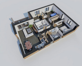 Vizualizacijos ir 3d modeliai / Arch3dm / Darbų pavyzdys ID 1288721