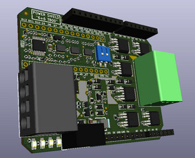 Multifunkcinis "Galios Skydas 6+6 T800" skirtas įvairiausiems Arduino tipo mikrokontroleriams (tokiems kaip Intel-Edison, STM32-Nucleo, Sony-Spresense ir panašiai).