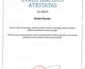 Architektė Giedrė Karenė / Giedrė Karenė / Darbų pavyzdys ID 237959
