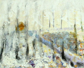 “TROBELĖ 2”/ “THE SHACK 2 “ (60x80, mišri technika, drobė, 2017)