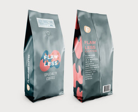 Pietų Afrikos kavos gamintojui skirta kavos pakuotė "Flawless Coffee"