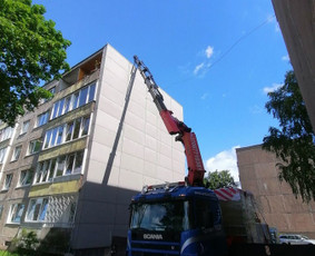 Krano nuoma Klaipėda - fiskaro nuoma Klaipėdoje - galingas / UAB "Uostamiesčio transportas" / Darbų pavyzdys ID 1302191
