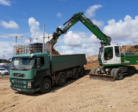 Krovinių pervežimas,spec. technikos nuoma - Statybinių atliekų išvežimas - 2 Statybinių atliekų išvežimas - Krovinių pervežimas,spec. technikos nuoma - 2