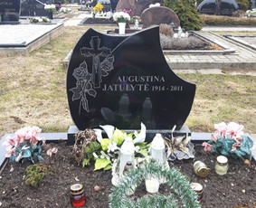 Paminklai, antkapiai, granito plokštės kapo dengimui . / Anicetas Senulis / Darbų pavyzdys ID 245983
