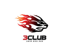 3Club - swim bike run  |   Logotipų kūrimas - www.glogo.eu - logo creation.