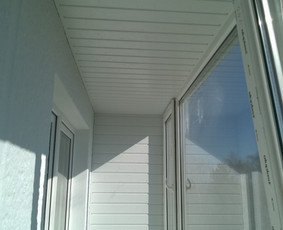 Balkono remontas - Apdailos darbai. Plytelių klijavimas - 1