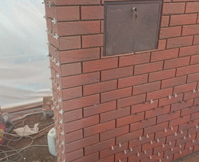 Apdailos darbai - Klinkerio klijavimas - 2 Klinkerio klijavimas - Apdailos darbai - 2