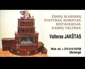 Krosnių, židinių, statymas bei remontas / Valteras Jakštas / Darbų pavyzdys ID 1327509