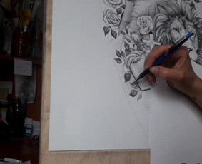 Dailininkė Kaune - Tatuiruočių eskizų piešimas - 1 Tatuiruočių eskizų piešimas - Dailininkė Kaune - 1
