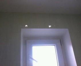 Langų, durų apdaila - Apdailos darbai. Plytelių klijavimas - 1