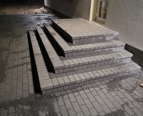 Laiptų įrengimo pavyzdys