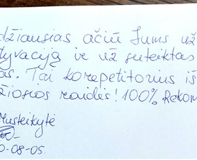 Matematika - skubus ruošimas egaminams / Tomas / Darbų pavyzdys ID 1364945