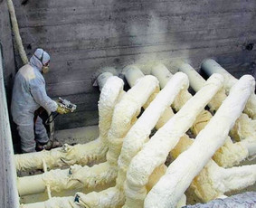 Pramoninių pastatų, angarų &scaron;iltinimas - &Scaron;iltinimas ekovata, termoputa, poliuretanu gamapur - 3