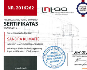 NT brokerė! 10metų patirtis NT srityje! Kaunas, aplink Kauną / Sandra Grikšelė / Darbų pavyzdys ID 322589