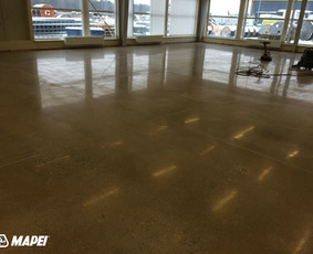 Betono poliravimas naudojant MAPECRETE LI-HARDENER ir MAPECRETE STAIN PROTECTION bei deimantinio poliravimo sistemą HTC. Prekybinės patalpos Vilniuje. http://velvemst.lt/uploads/Brosiura_Mapecrete_...