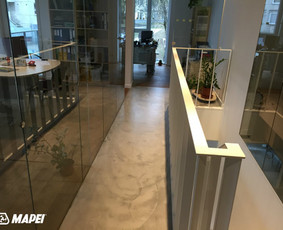 Įrengta ULTRATOP LOFT cementinė dekoratyvinė danga biure Vilniuje.   http://www.velvemst.lt/uploads/Brochure_Ultratop_Loft_LT_web.pdf