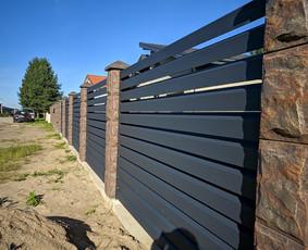 Modernių tvorų įrengimas nuo pagrindų / MB"Skardinimo Vizija" / Darbų pavyzdys ID 1430085
