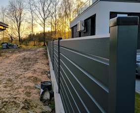Modernių tvorų įrengimas nuo pagrindų / MB"Skardinimo Vizija" / Darbų pavyzdys ID 1434237