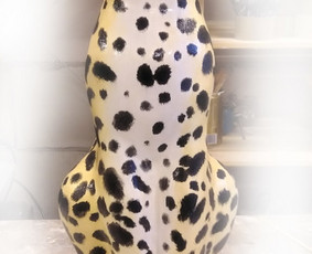 Skulptūra intrjerui, dažytas gipsas, h - 70 cm.