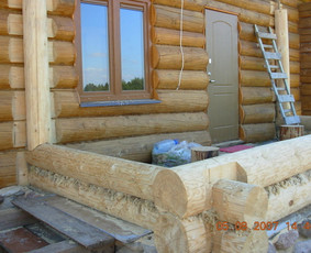 Rąstinių namų statyba - Rąstiniai namai, pavėsinės, pirtis - 2
