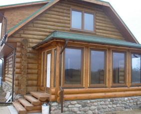 Rąstinių namų statyba - Rąstiniai namai, pavėsinės, pirtis - 4