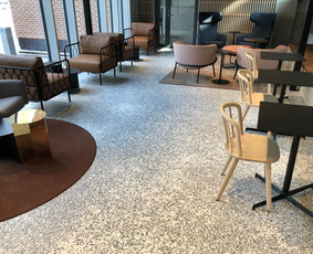 „Ultratop terrazzo“ teraco grindų danga, „City Box“ viešbutis „Porto Franco“ rajonas, Talinas